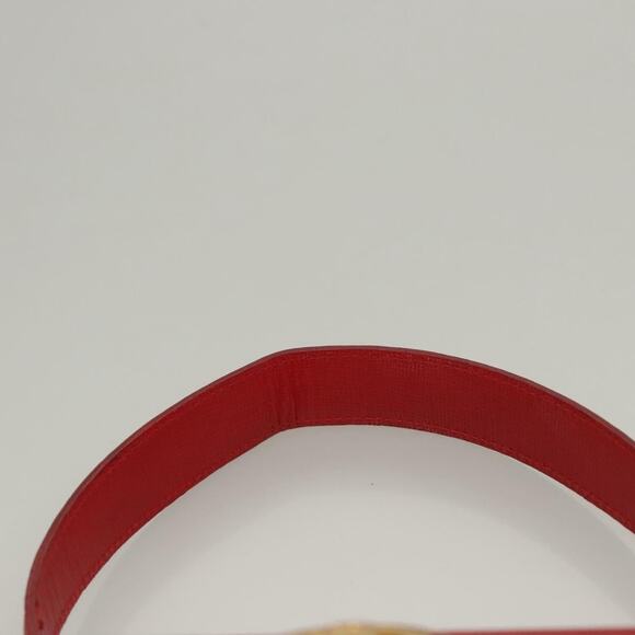 DIOR Hand Bag Leather Red Gold - Picture 8 of 12